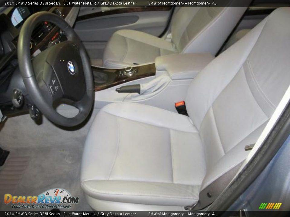 2010 BMW 3 Series 328i Sedan Blue Water Metallic / Gray Dakota Leather Photo #16