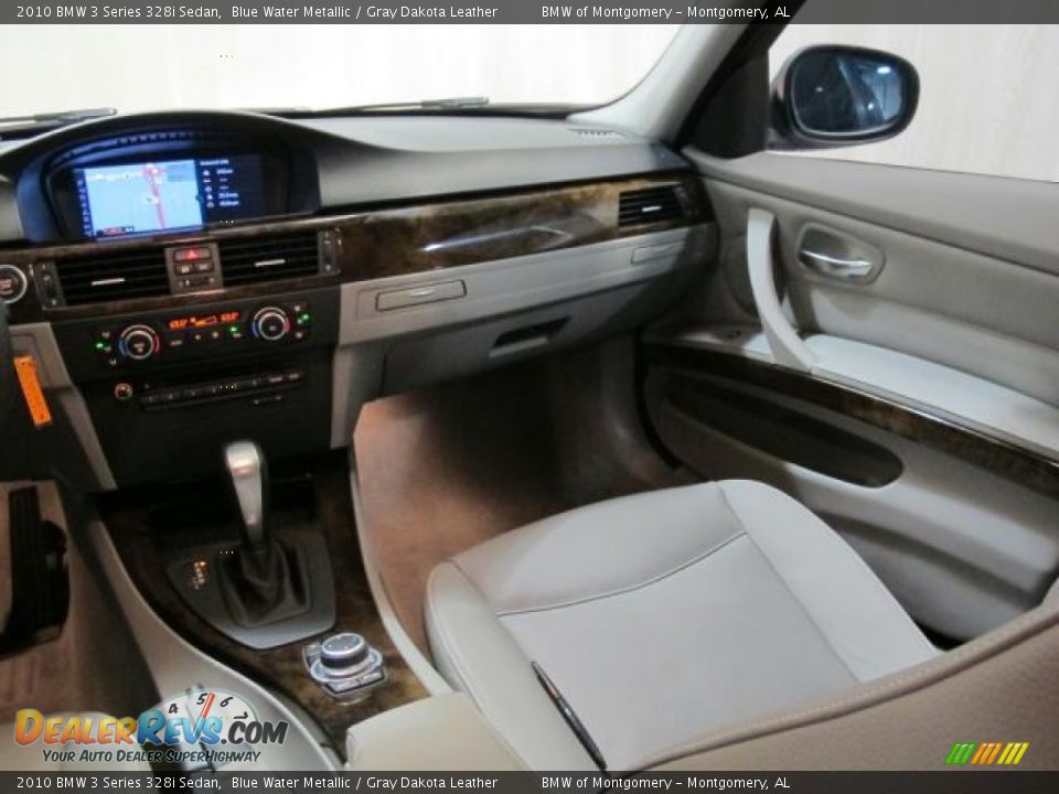 2010 BMW 3 Series 328i Sedan Blue Water Metallic / Gray Dakota Leather Photo #17