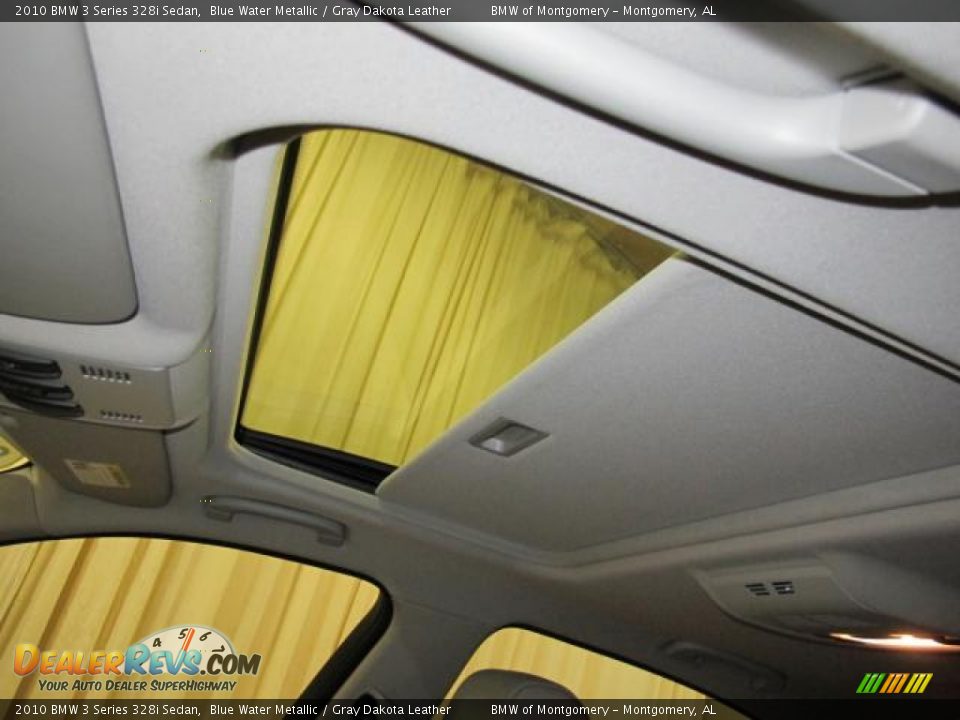 2010 BMW 3 Series 328i Sedan Blue Water Metallic / Gray Dakota Leather Photo #20