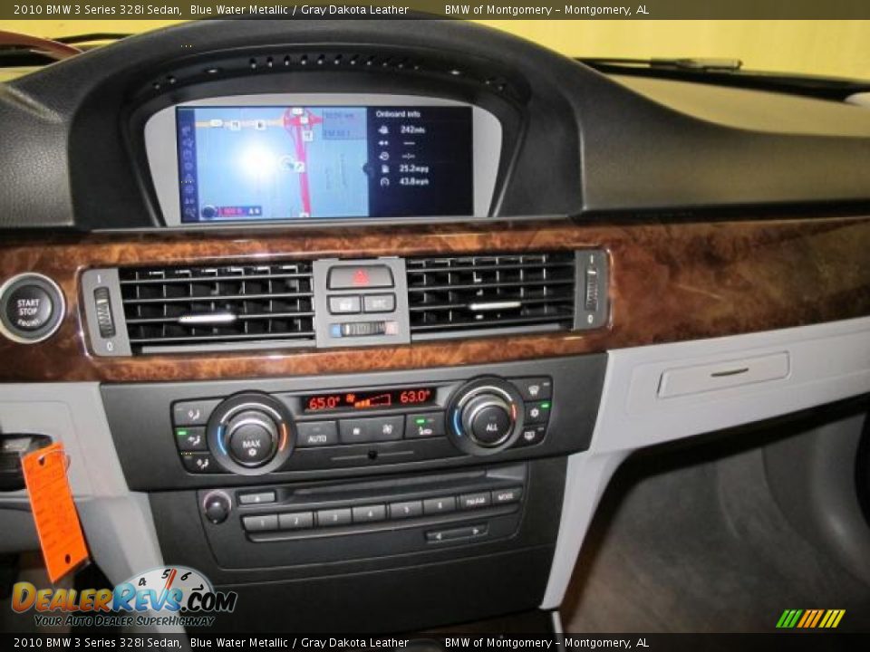 2010 BMW 3 Series 328i Sedan Blue Water Metallic / Gray Dakota Leather Photo #21