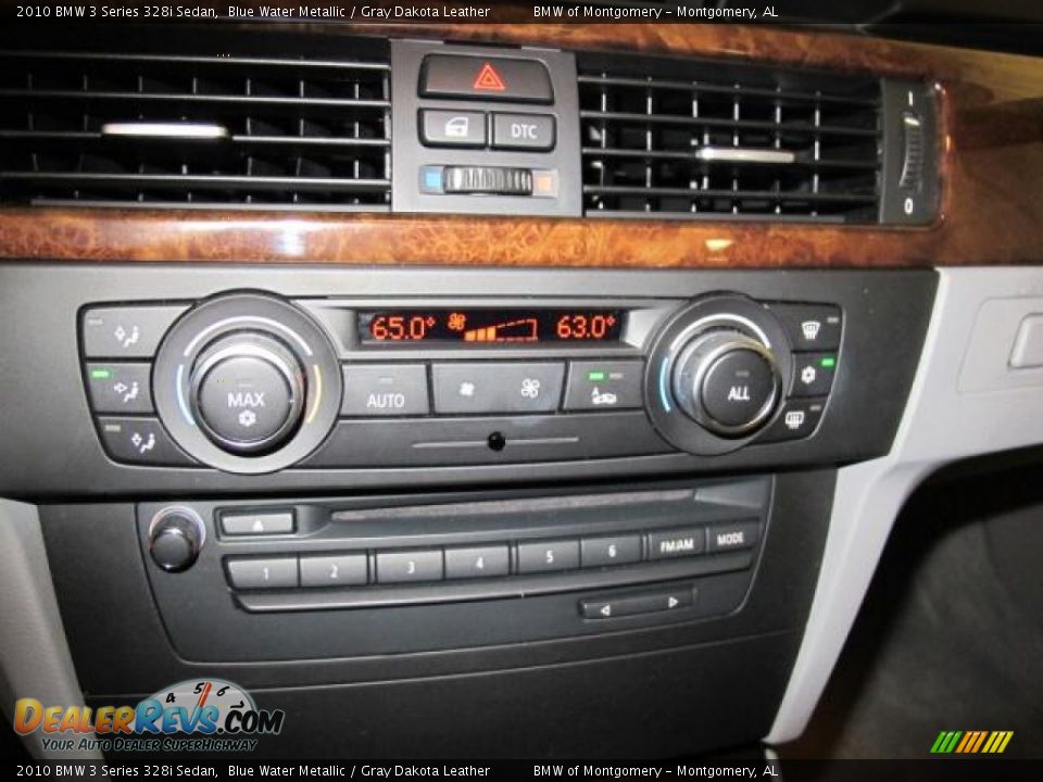 2010 BMW 3 Series 328i Sedan Blue Water Metallic / Gray Dakota Leather Photo #23