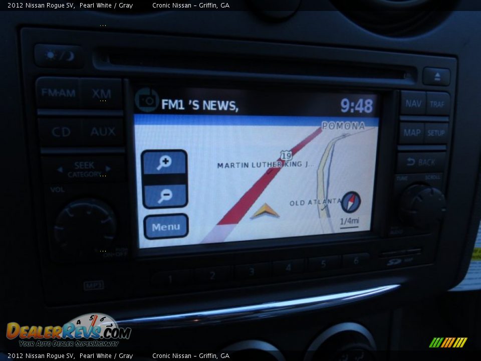 2012 Nissan Rogue SV Pearl White / Gray Photo #18