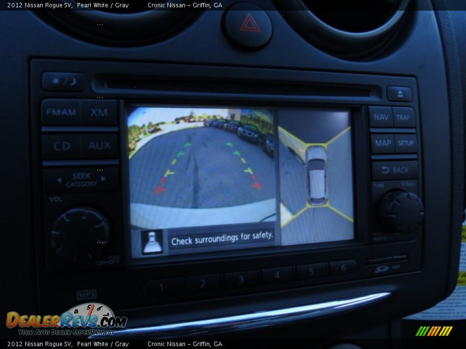2012 Nissan Rogue SV Pearl White / Gray Photo #19