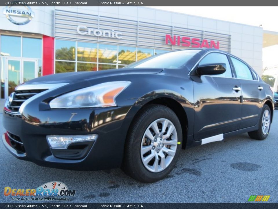 2013 Nissan Altima 2.5 S Storm Blue / Charcoal Photo #1