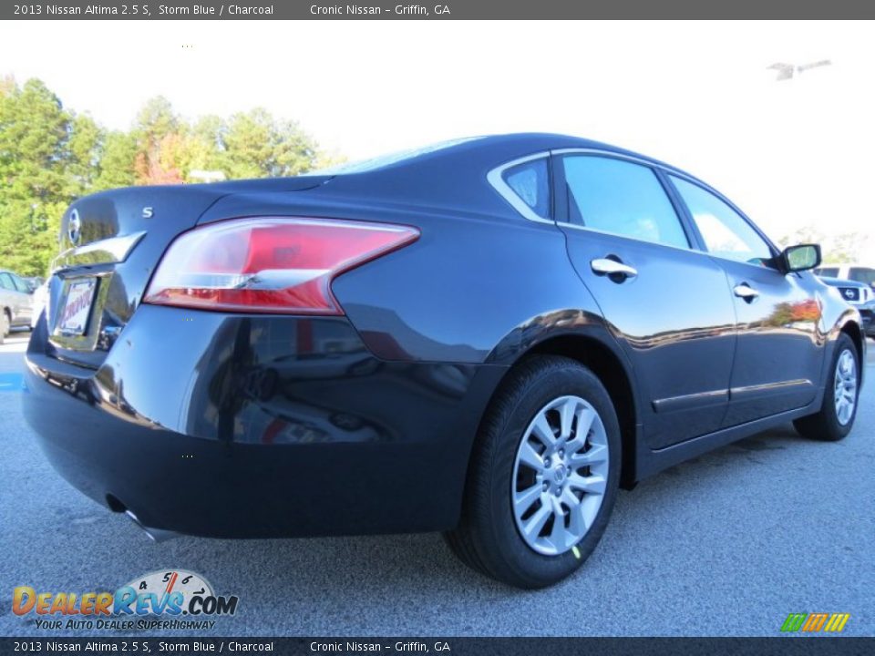 2013 Nissan Altima 2.5 S Storm Blue / Charcoal Photo #5