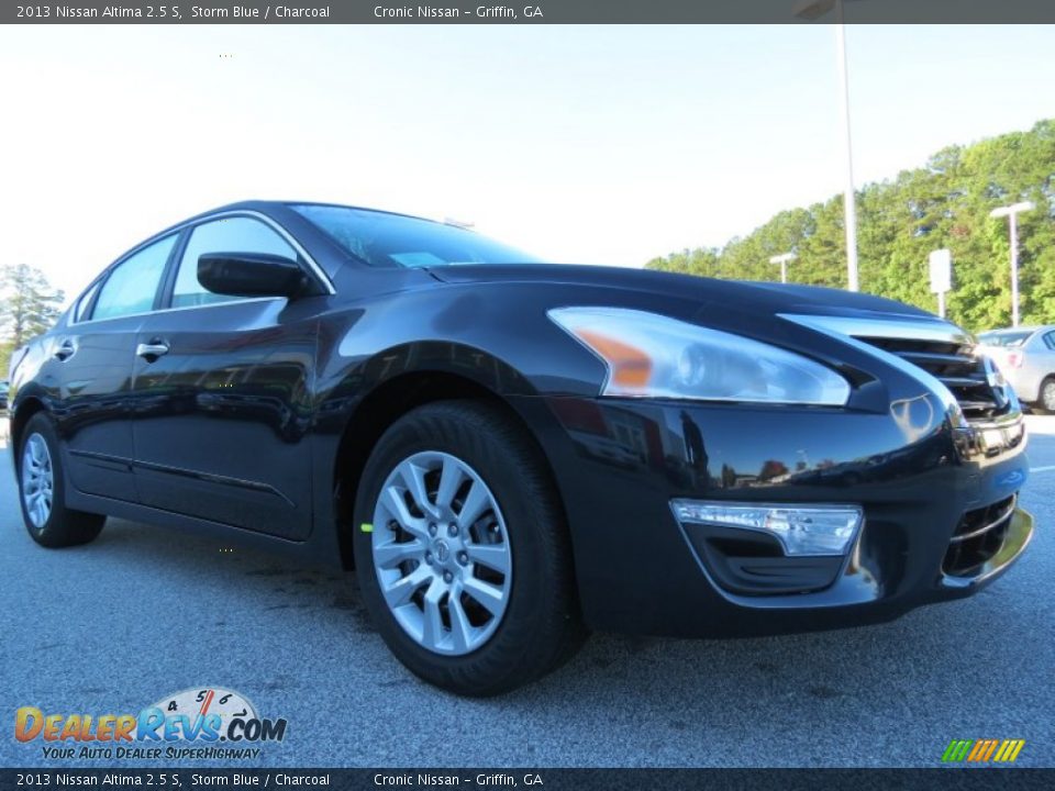 2013 Nissan Altima 2.5 S Storm Blue / Charcoal Photo #7