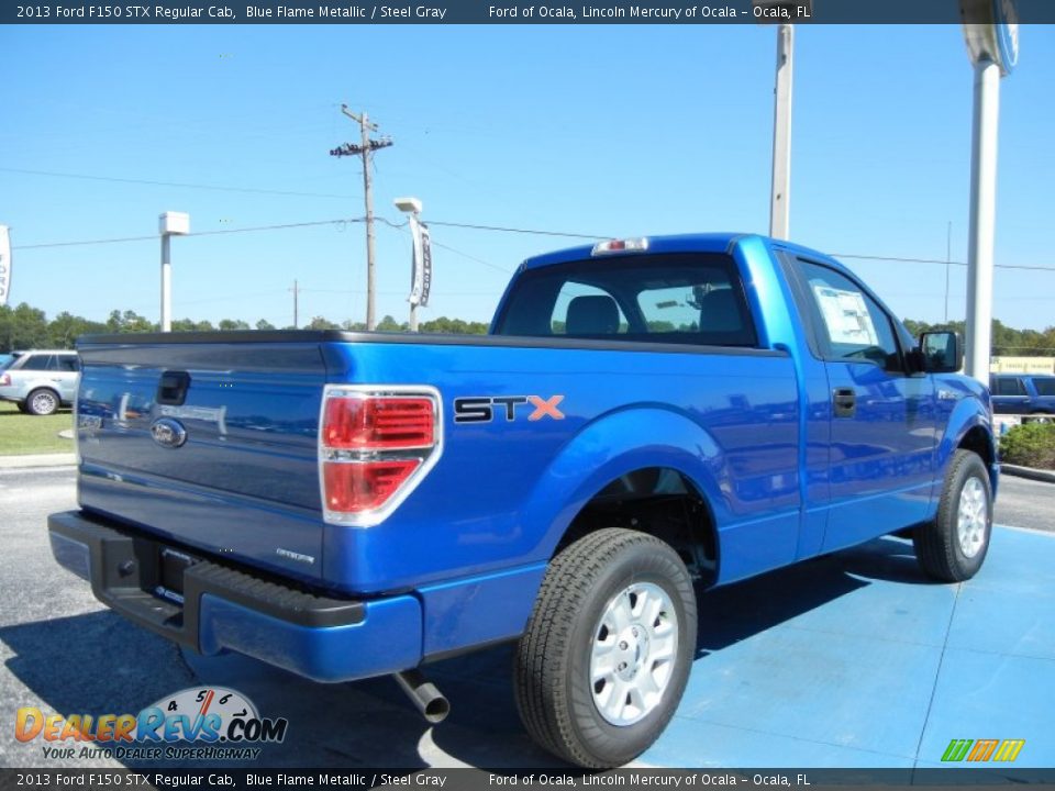 Blue Flame Metallic 2013 Ford F150 STX Regular Cab Photo #3