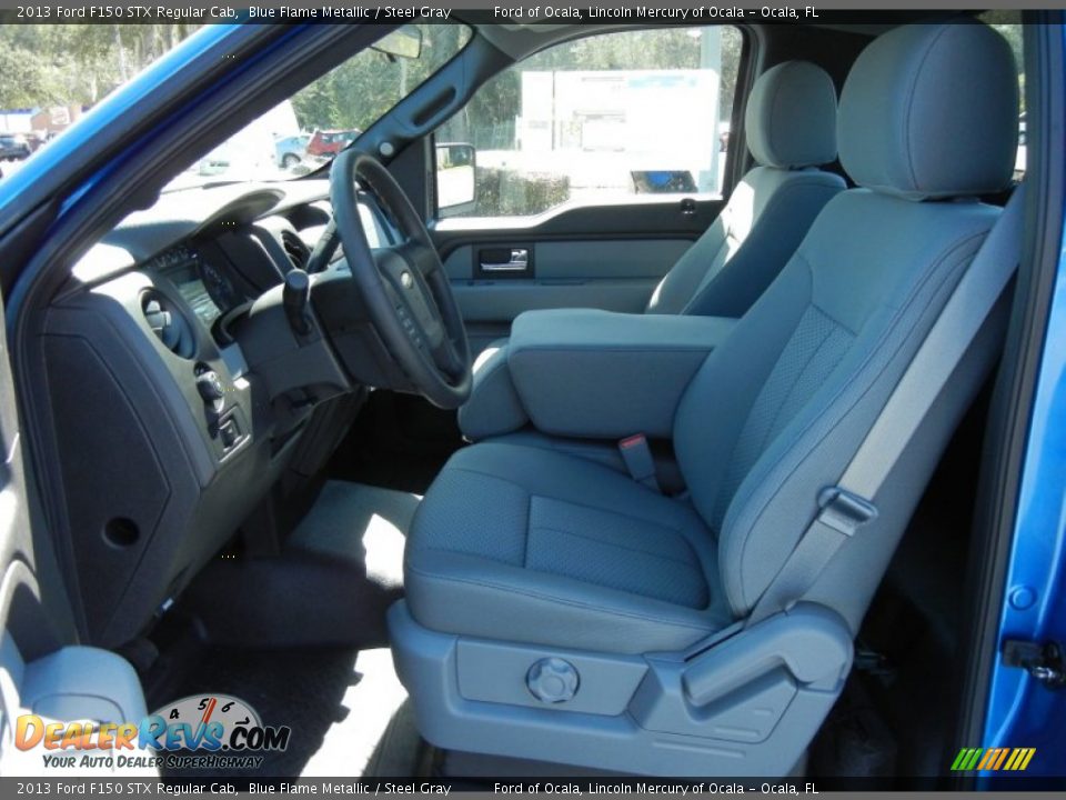 Steel Gray Interior - 2013 Ford F150 STX Regular Cab Photo #5