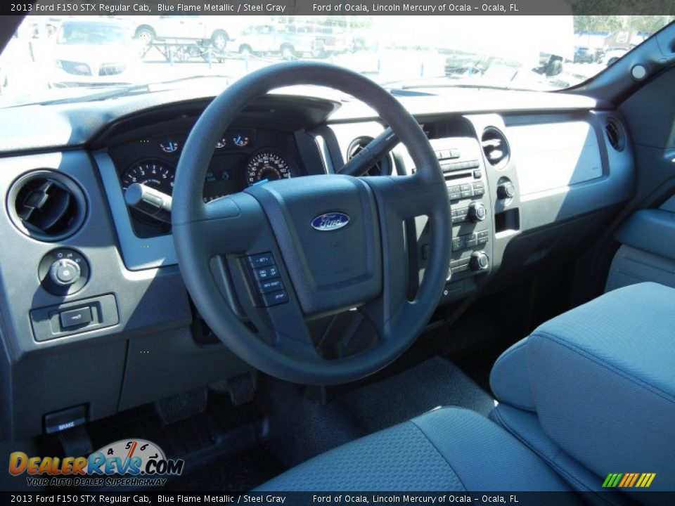 Dashboard of 2013 Ford F150 STX Regular Cab Photo #6