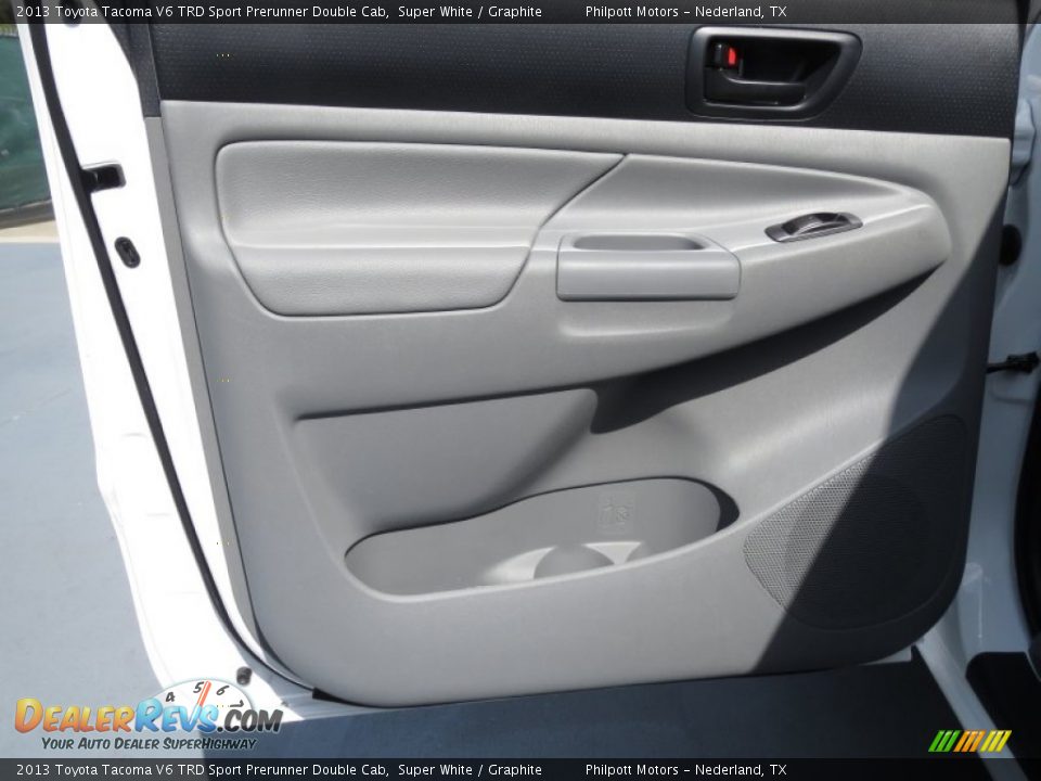 Door Panel of 2013 Toyota Tacoma V6 TRD Sport Prerunner Double Cab Photo #19