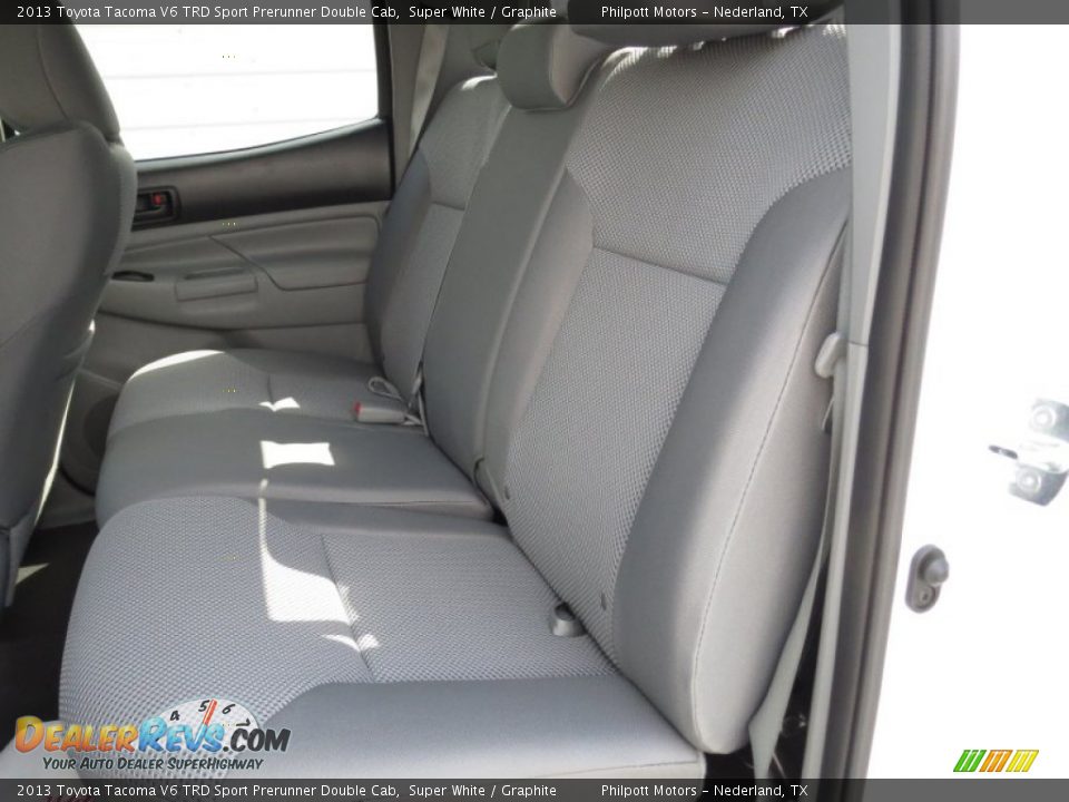 2013 Toyota Tacoma V6 TRD Sport Prerunner Double Cab Super White / Graphite Photo #20