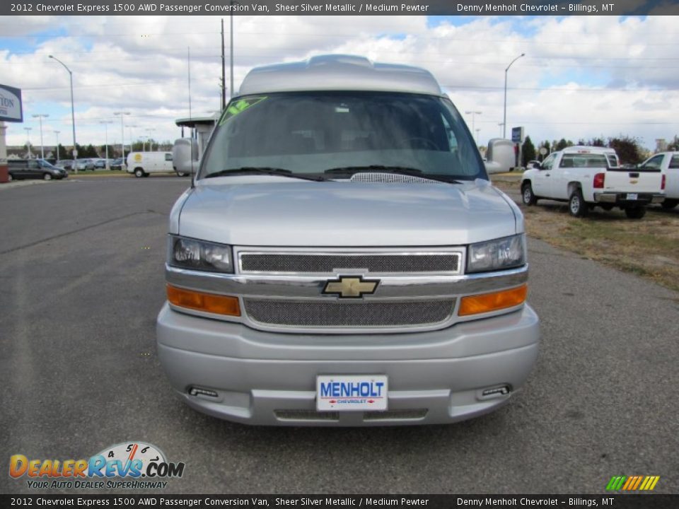 2012 Chevrolet Express 1500 AWD Passenger Conversion Van Sheer Silver Metallic / Medium Pewter Photo #8