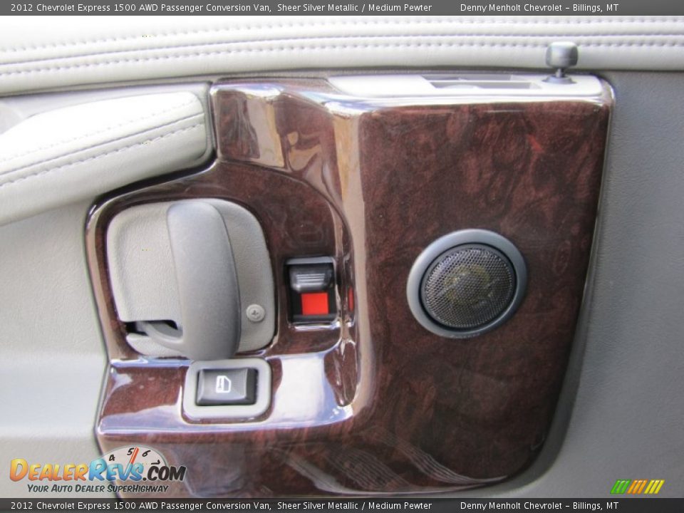 Controls of 2012 Chevrolet Express 1500 AWD Passenger Conversion Van Photo #16