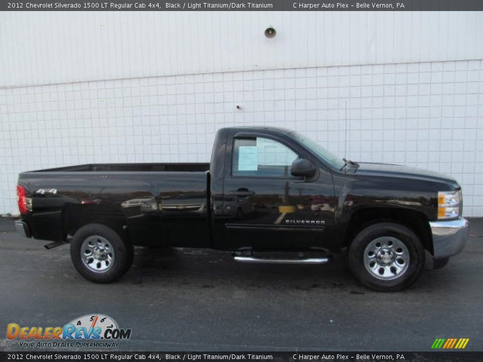Black 2012 Chevrolet Silverado 1500 LT Regular Cab 4x4 Photo #2
