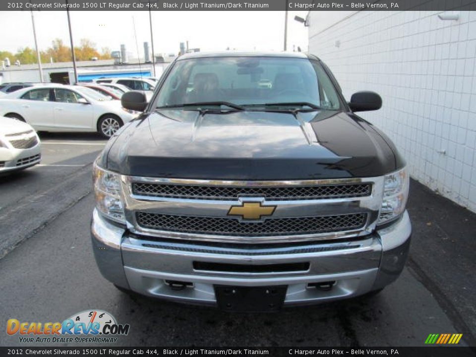 2012 Chevrolet Silverado 1500 LT Regular Cab 4x4 Black / Light Titanium/Dark Titanium Photo #4
