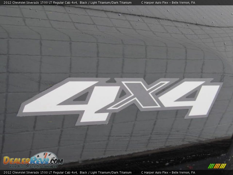 2012 Chevrolet Silverado 1500 LT Regular Cab 4x4 Black / Light Titanium/Dark Titanium Photo #7