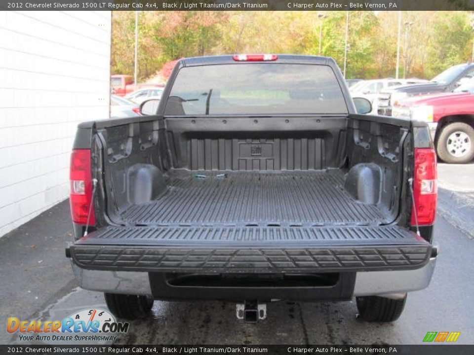 2012 Chevrolet Silverado 1500 LT Regular Cab 4x4 Black / Light Titanium/Dark Titanium Photo #12
