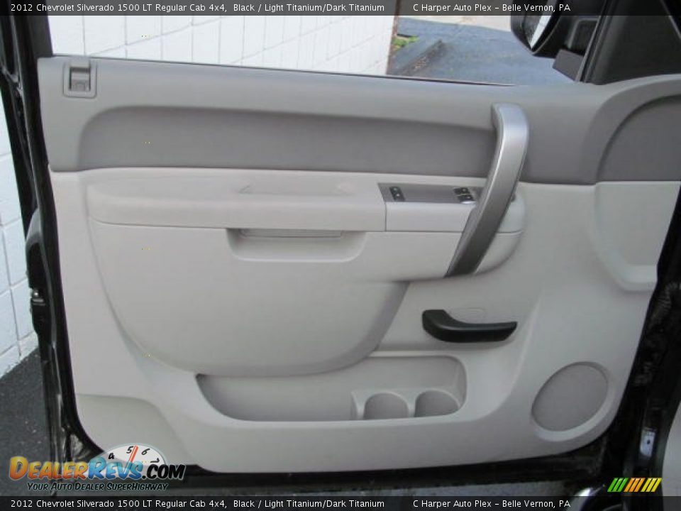 2012 Chevrolet Silverado 1500 LT Regular Cab 4x4 Black / Light Titanium/Dark Titanium Photo #16