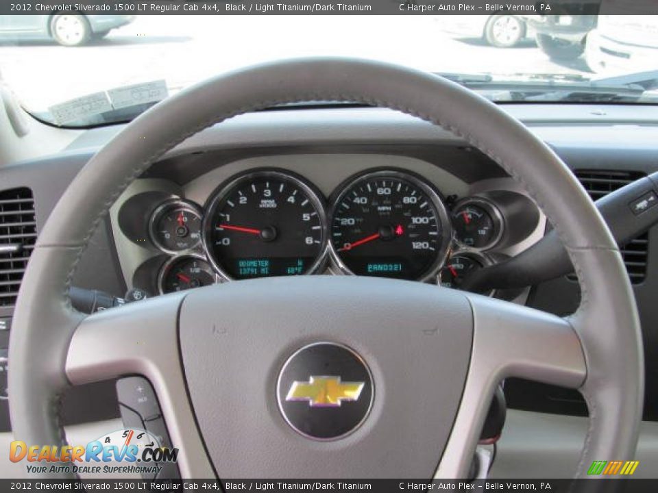 2012 Chevrolet Silverado 1500 LT Regular Cab 4x4 Black / Light Titanium/Dark Titanium Photo #20