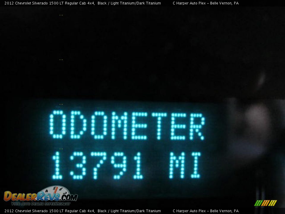2012 Chevrolet Silverado 1500 LT Regular Cab 4x4 Black / Light Titanium/Dark Titanium Photo #25