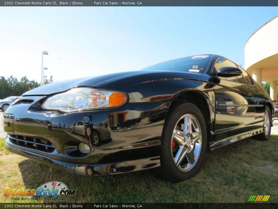 2002 Chevrolet Monte Carlo SS Black / Ebony Photo #1
