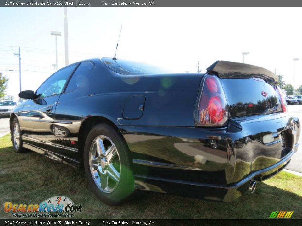 2002 Chevrolet Monte Carlo SS Black / Ebony Photo #2