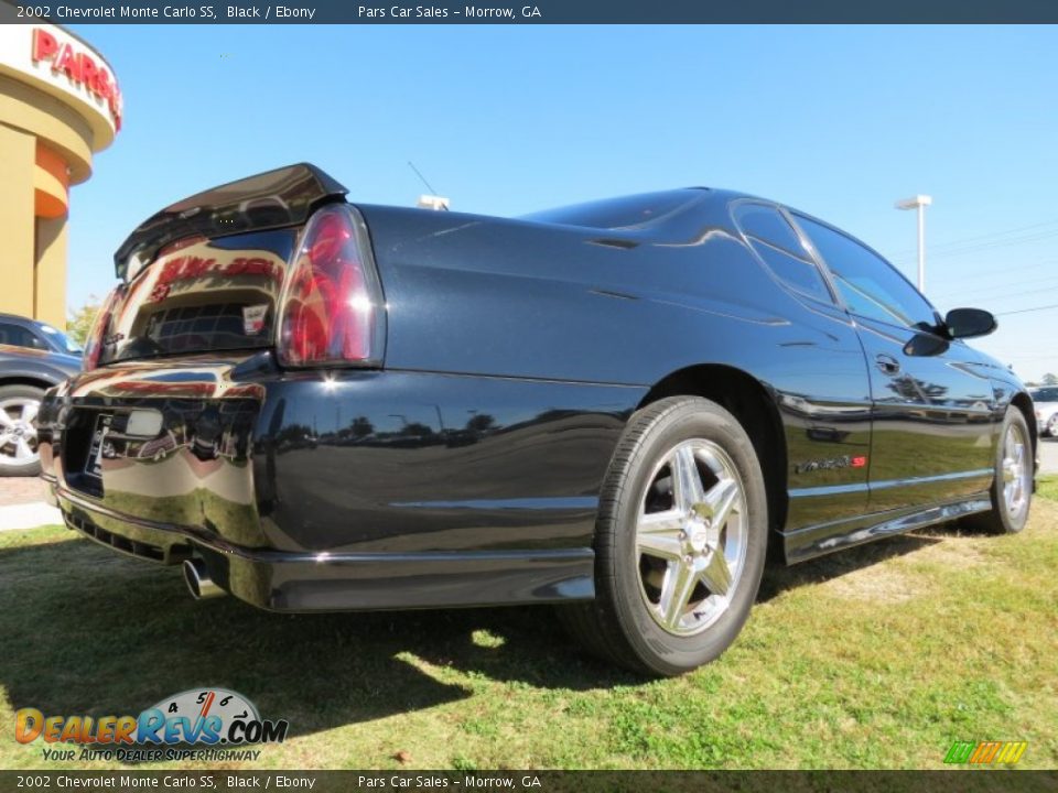 2002 Chevrolet Monte Carlo SS Black / Ebony Photo #3
