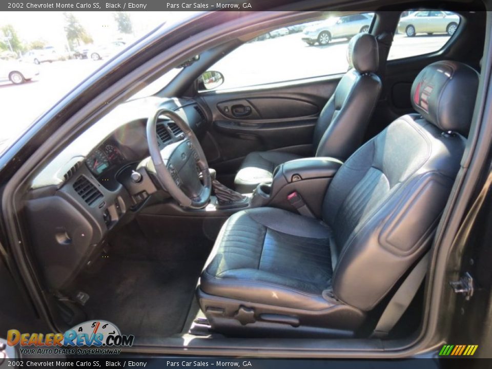 2002 Chevrolet Monte Carlo SS Black / Ebony Photo #6