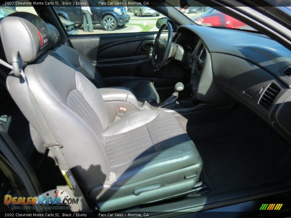 2002 Chevrolet Monte Carlo SS Black / Ebony Photo #9