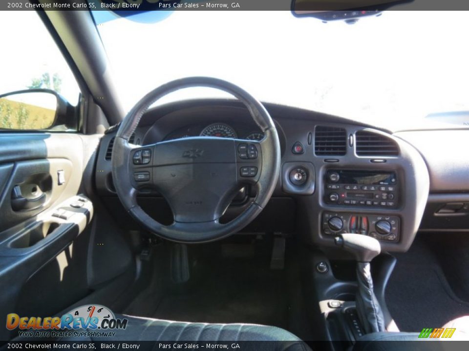 2002 Chevrolet Monte Carlo SS Black / Ebony Photo #12