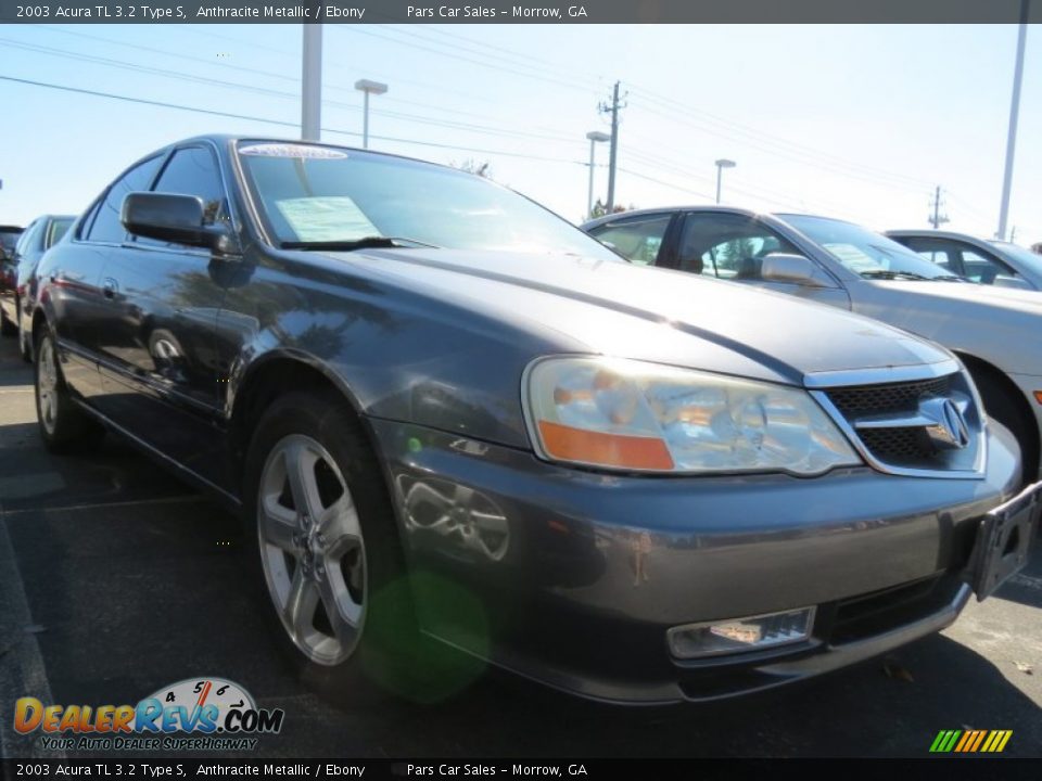 2003 Acura TL 3.2 Type S Anthracite Metallic / Ebony Photo #4