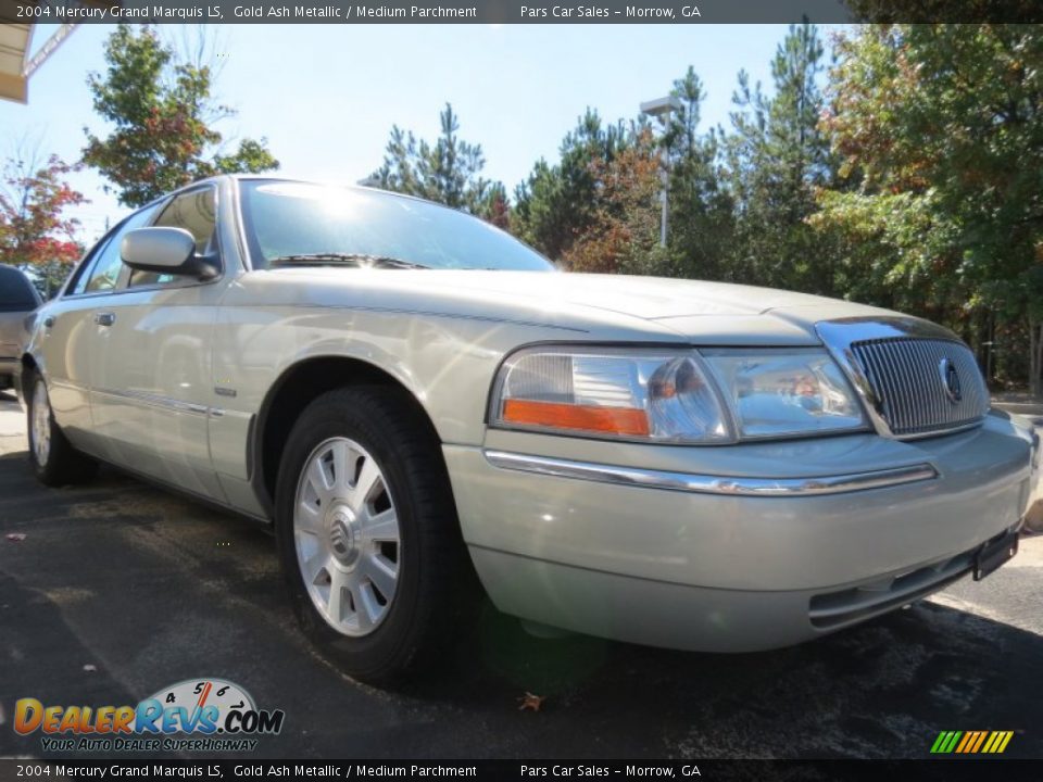 2004 Mercury Grand Marquis LS Gold Ash Metallic / Medium Parchment Photo #4