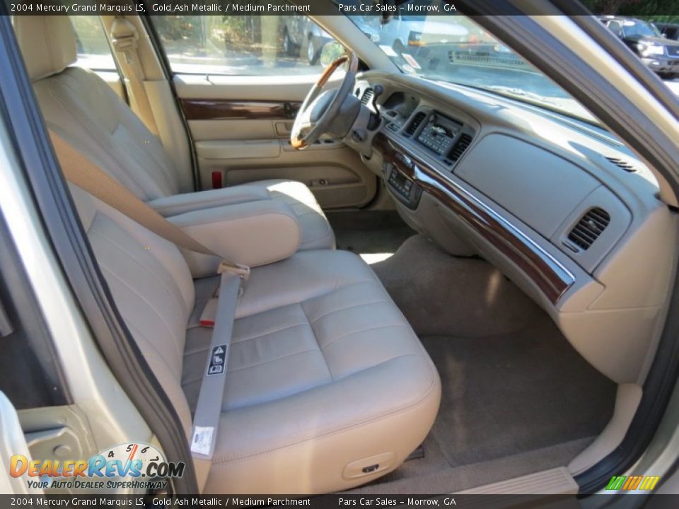 2004 Mercury Grand Marquis LS Gold Ash Metallic / Medium Parchment Photo #10