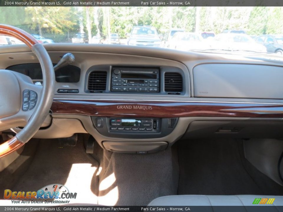 2004 Mercury Grand Marquis LS Gold Ash Metallic / Medium Parchment Photo #11