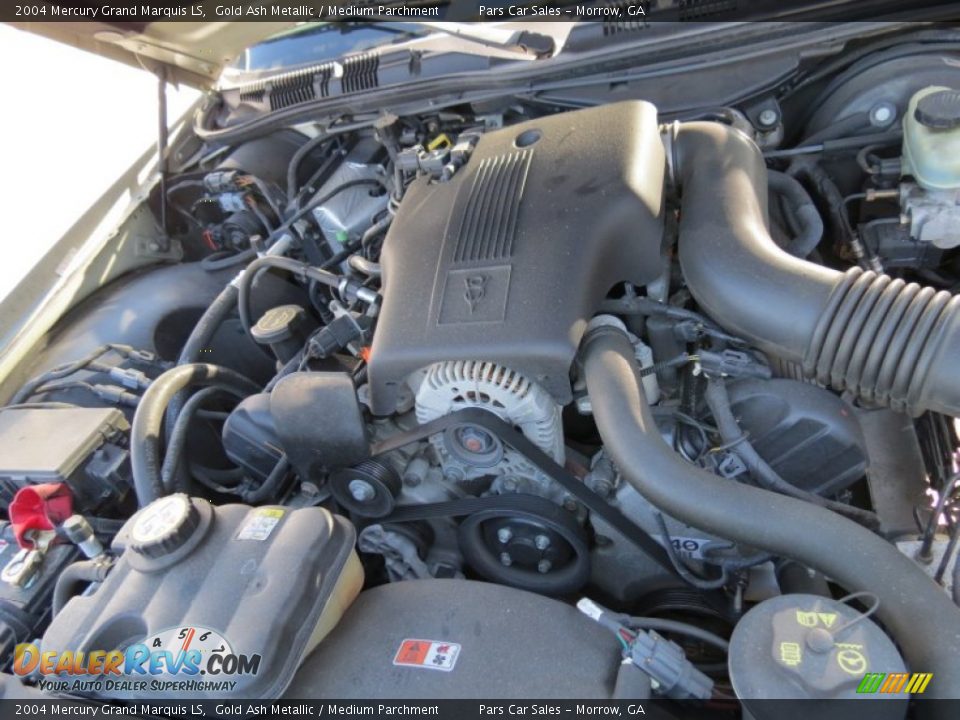 2004 Mercury Grand Marquis LS Gold Ash Metallic / Medium Parchment Photo #13
