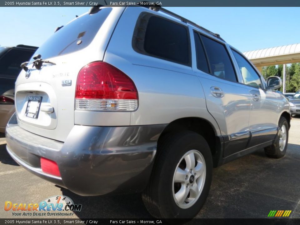 2005 Hyundai Santa Fe LX 3.5 Smart Silver / Gray Photo #3