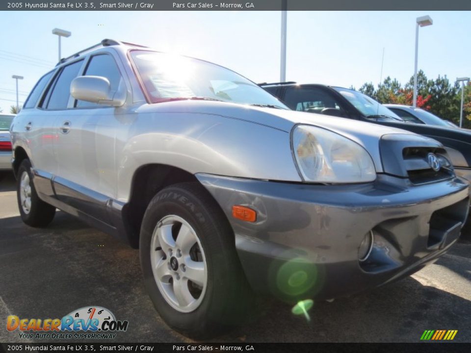 2005 Hyundai Santa Fe LX 3.5 Smart Silver / Gray Photo #4