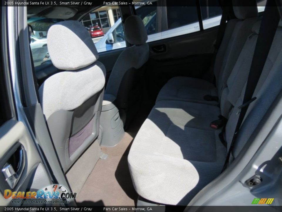 2005 Hyundai Santa Fe LX 3.5 Smart Silver / Gray Photo #8