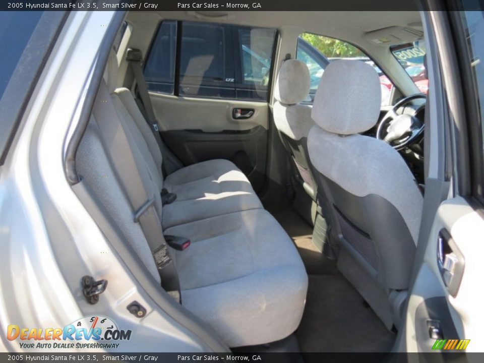 2005 Hyundai Santa Fe LX 3.5 Smart Silver / Gray Photo #11