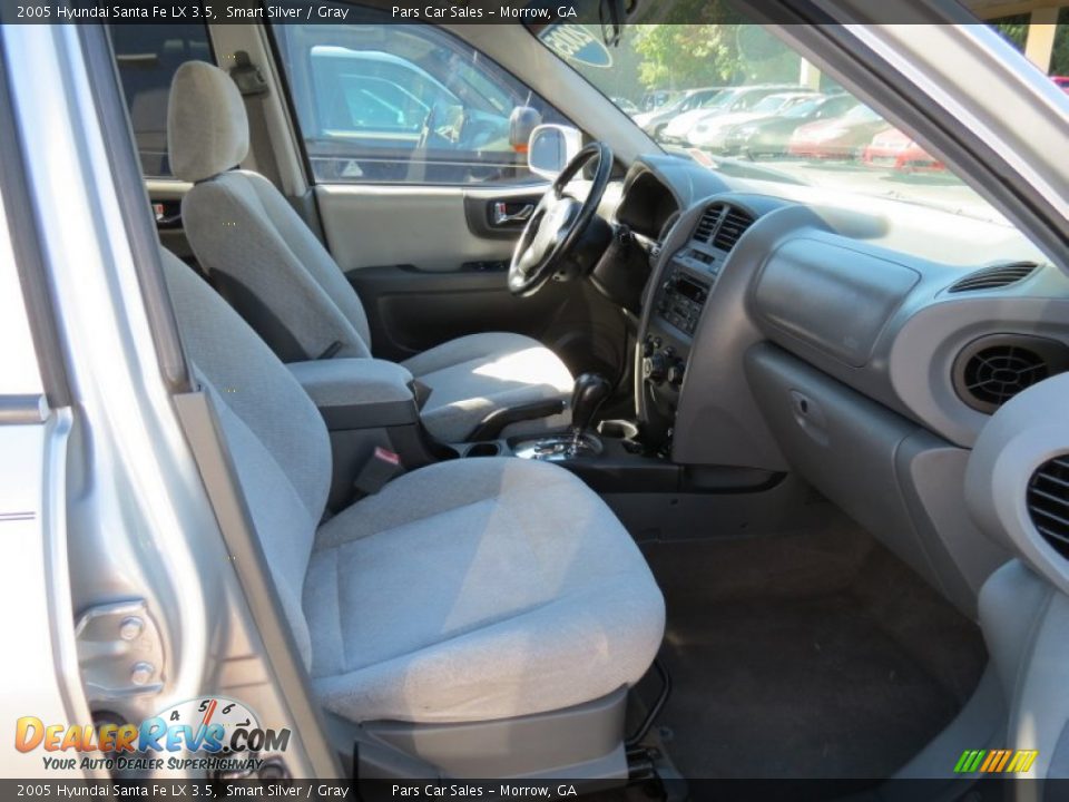 2005 Hyundai Santa Fe LX 3.5 Smart Silver / Gray Photo #12
