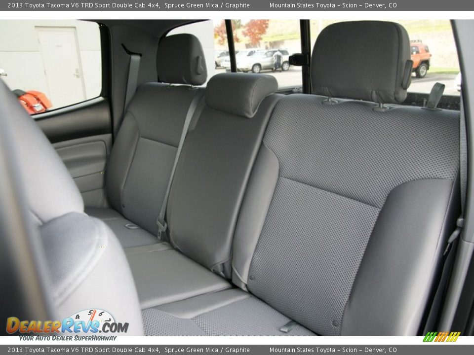2013 Toyota Tacoma V6 TRD Sport Double Cab 4x4 Spruce Green Mica / Graphite Photo #7