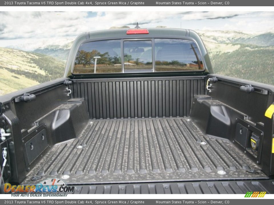 2013 Toyota Tacoma V6 TRD Sport Double Cab 4x4 Spruce Green Mica / Graphite Photo #8