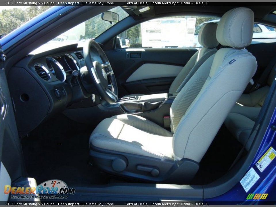 Front Seat of 2013 Ford Mustang V6 Coupe Photo #5