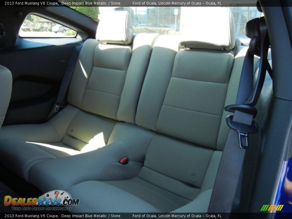 Rear Seat of 2013 Ford Mustang V6 Coupe Photo #6