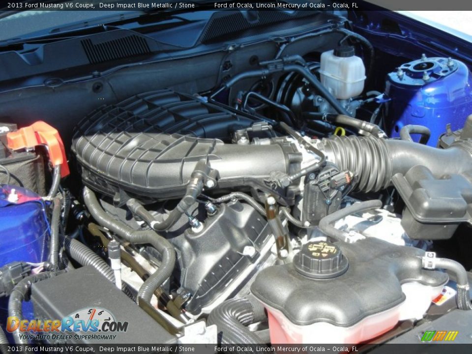 2013 Ford Mustang V6 Coupe 3.7 Liter DOHC 24-Valve Ti-VCT V6 Engine Photo #11