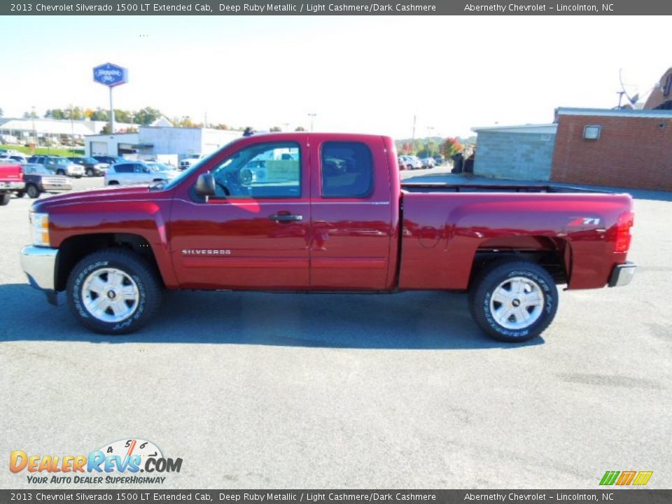 2013 Chevrolet Silverado 1500 LT Extended Cab Deep Ruby Metallic / Light Cashmere/Dark Cashmere Photo #3