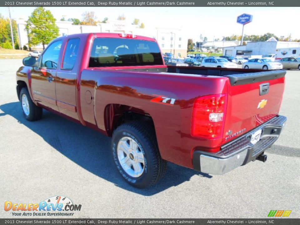 2013 Chevrolet Silverado 1500 LT Extended Cab Deep Ruby Metallic / Light Cashmere/Dark Cashmere Photo #4