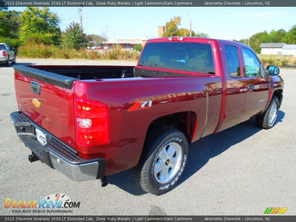 2013 Chevrolet Silverado 1500 LT Extended Cab Deep Ruby Metallic / Light Cashmere/Dark Cashmere Photo #5