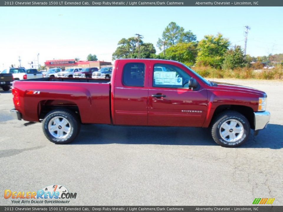 2013 Chevrolet Silverado 1500 LT Extended Cab Deep Ruby Metallic / Light Cashmere/Dark Cashmere Photo #6