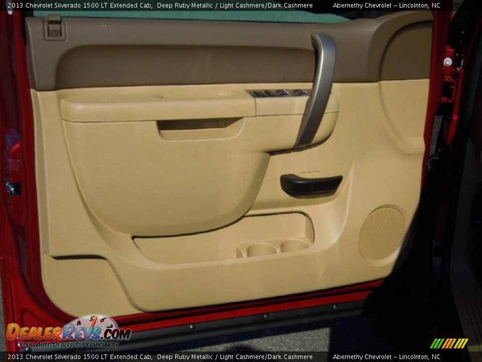 2013 Chevrolet Silverado 1500 LT Extended Cab Deep Ruby Metallic / Light Cashmere/Dark Cashmere Photo #10